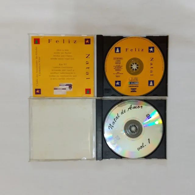 Lote Com 2 CDS Usado Antigo De Músicas Natalinas - Foto 2