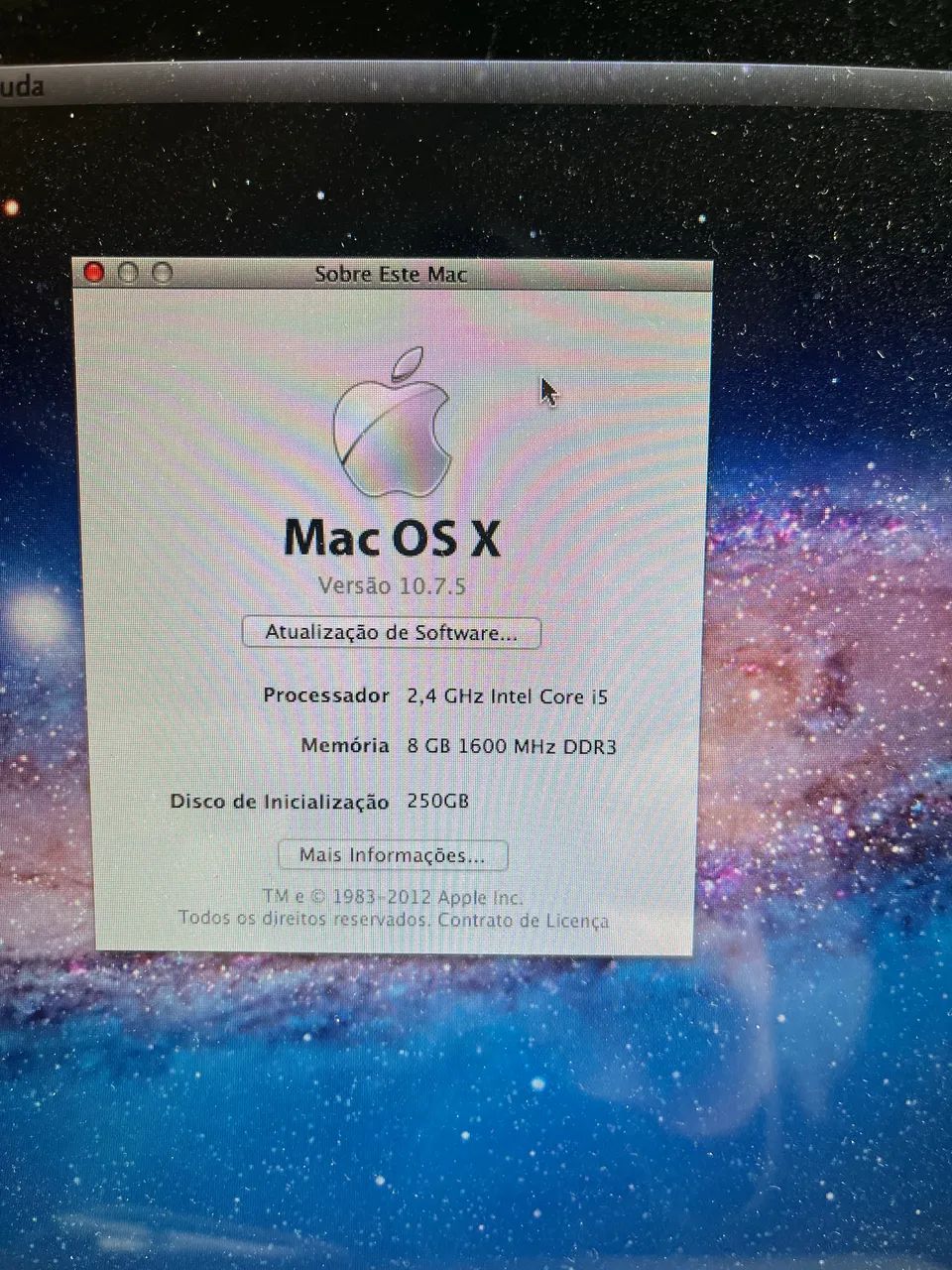 MacBook Pro Intel core i5 (com defeito) - Foto 5