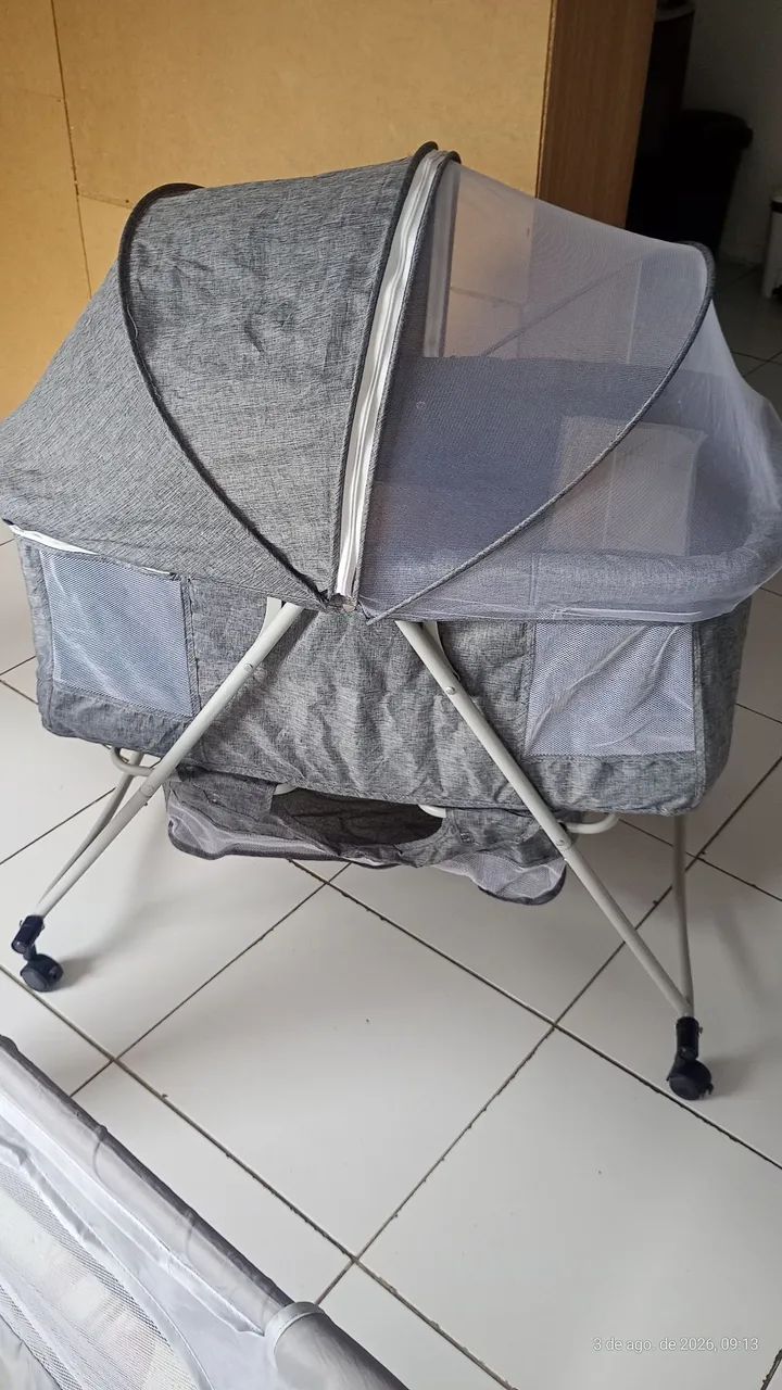 Berço e carrinho de bebê por 600,00 - Foto 5
