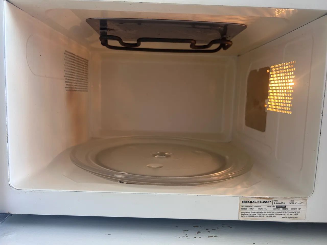 MICRO-ONDAS BRASTEMP 30 L funcionando  - Foto 3