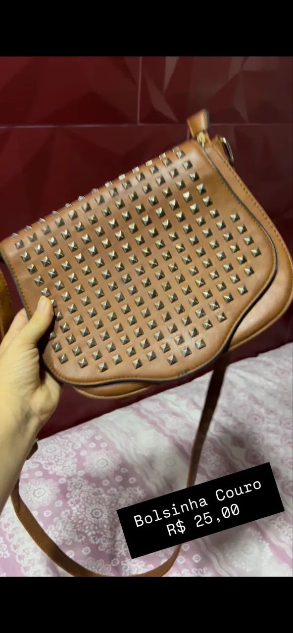 Bolsa couro pequena 