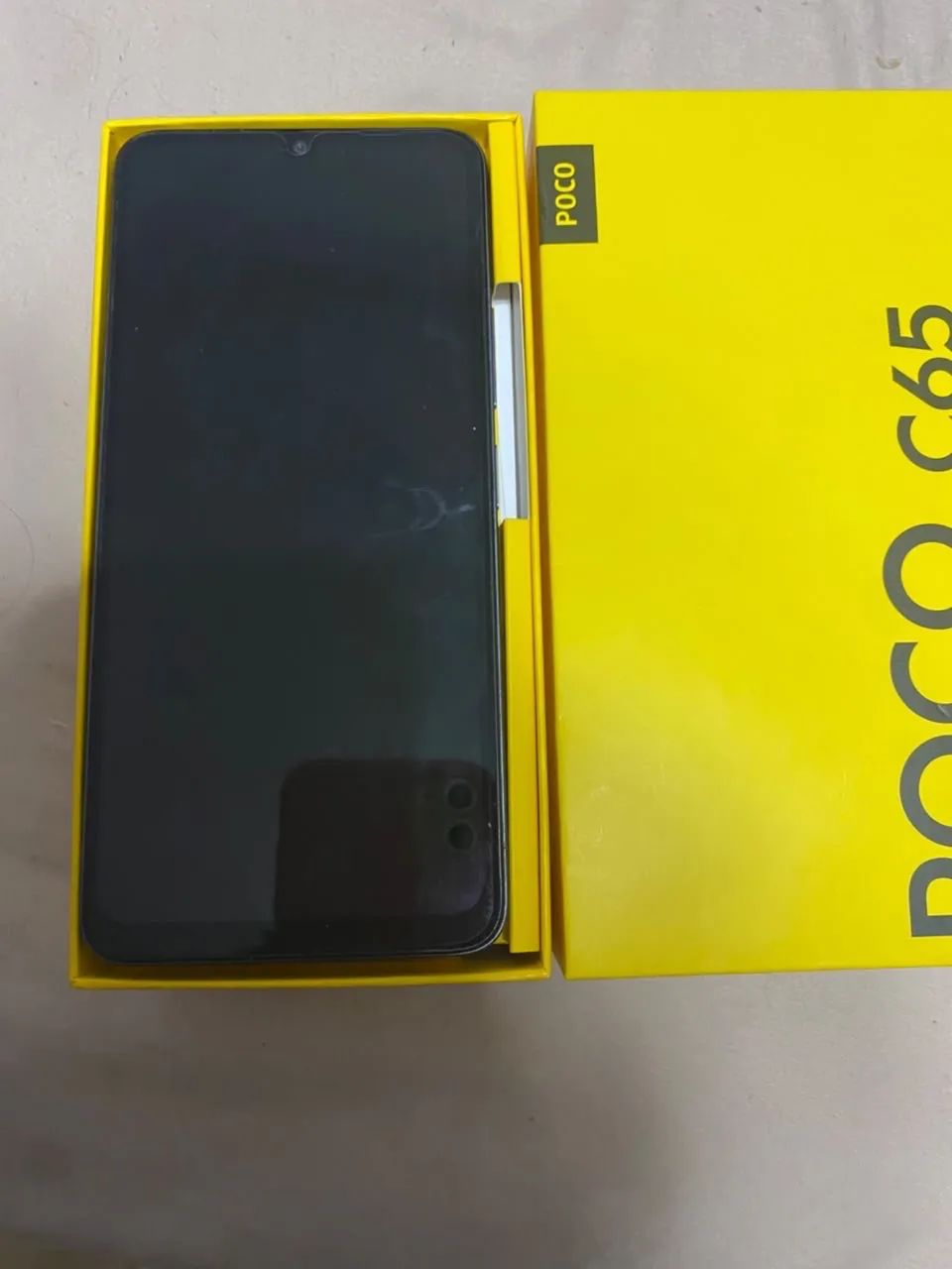 Celular Poco C65 256gb semi novo Azul com caixa - Foto 5