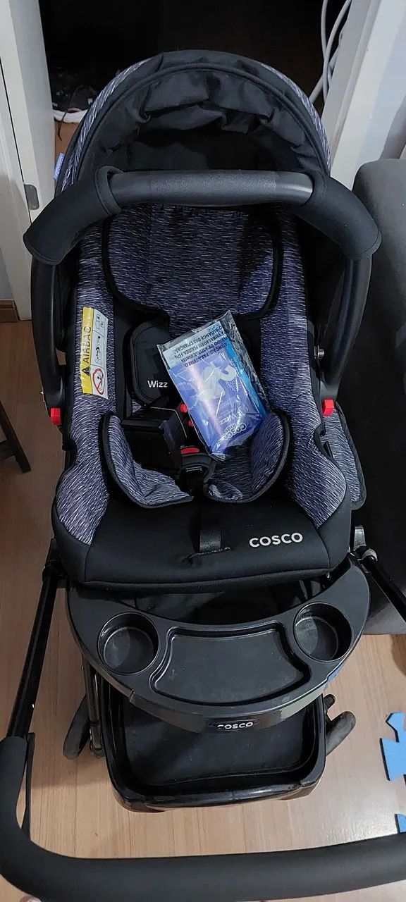Kit Carrinho de bebe + bebe conforto cosco  - Foto 2
