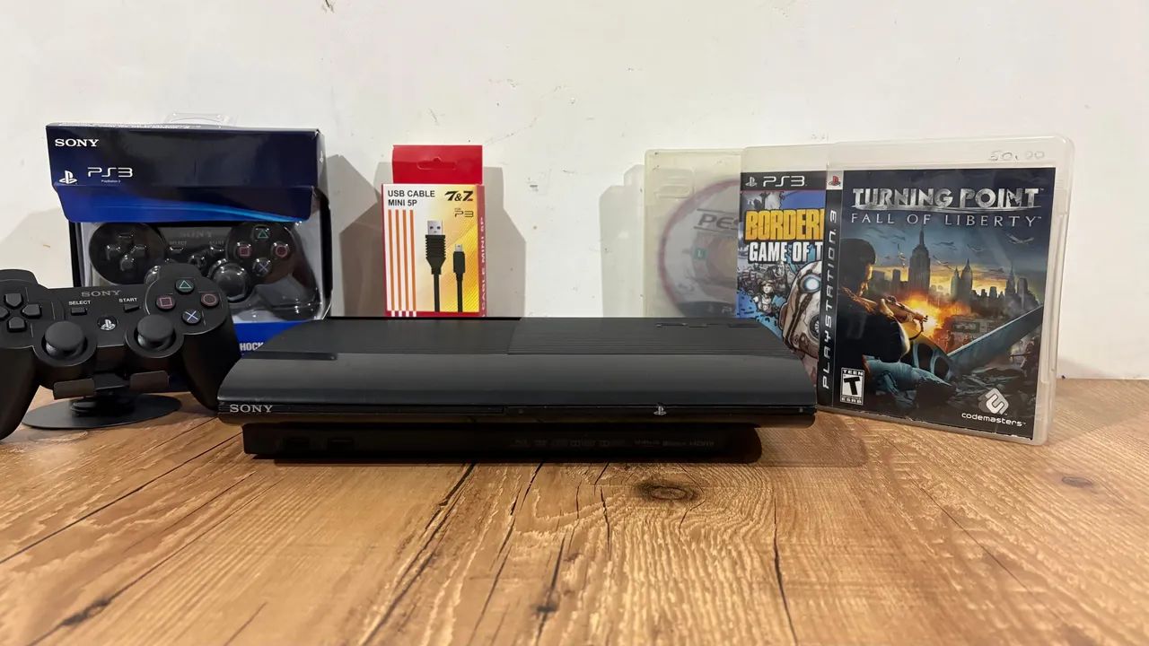 Playstation 3 Com Jogos - Foto 2