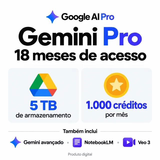 Licença Google Ai Pro 18 Meses