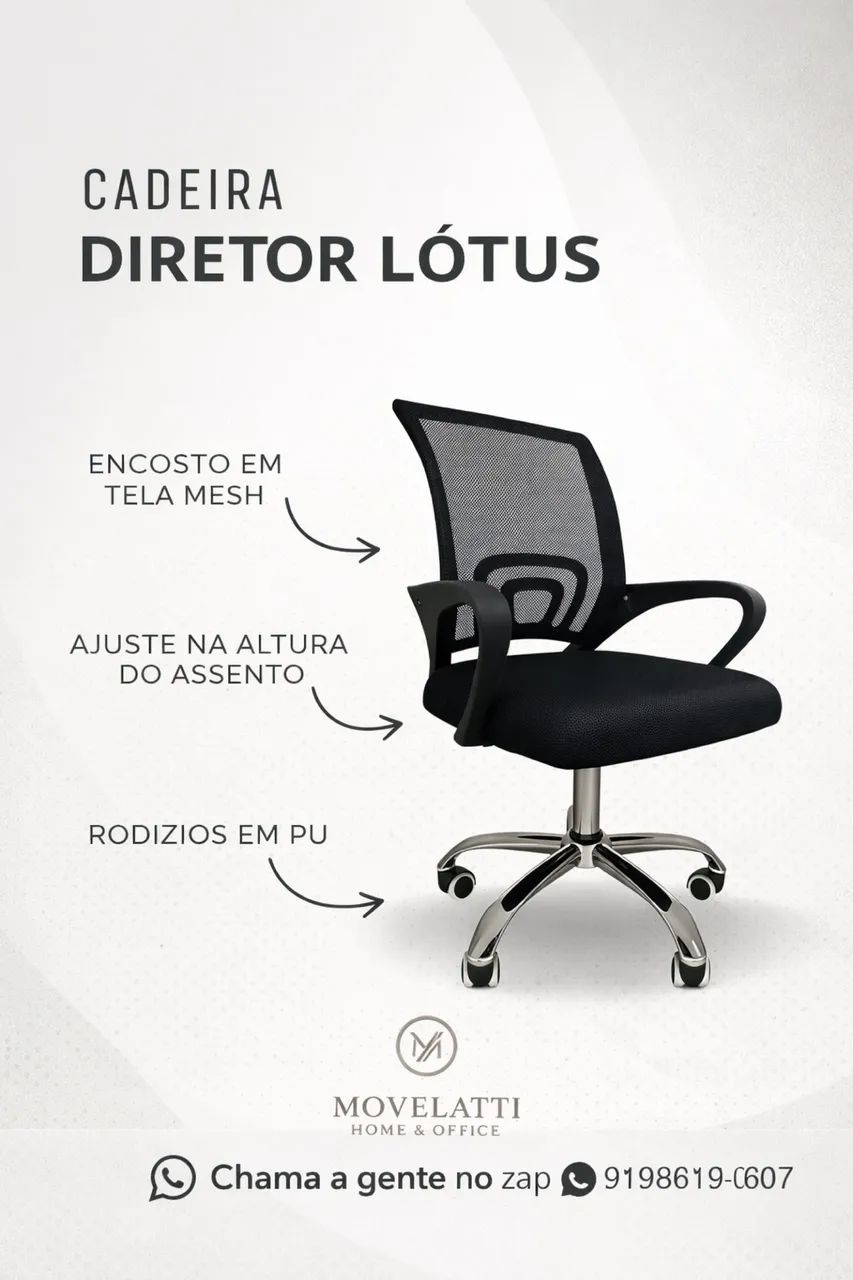 Cadeira diretor lótus