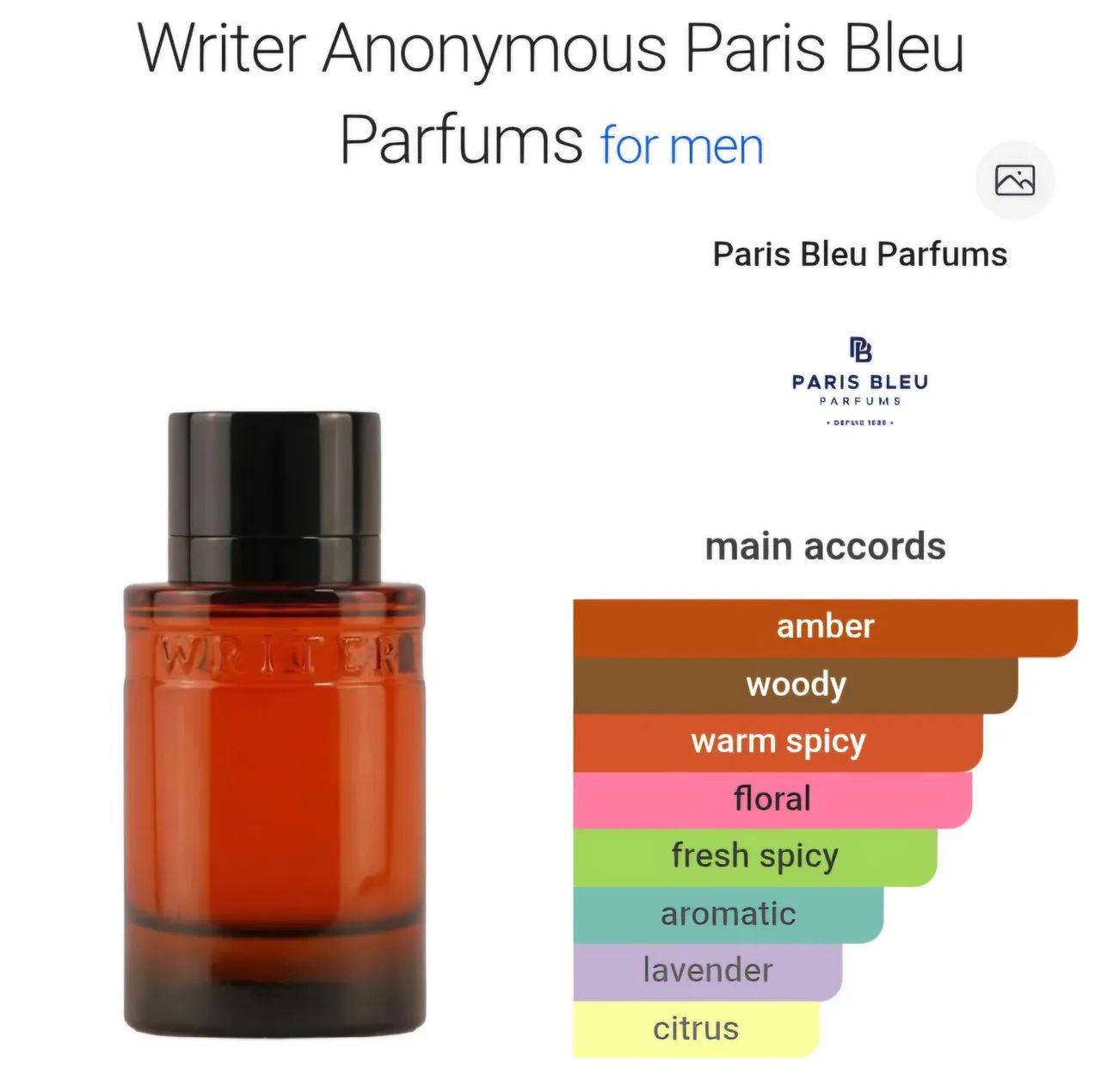 Perfume Francês Cyrus Writer Anonymus 100ml Eau de Parfum  - Foto 2