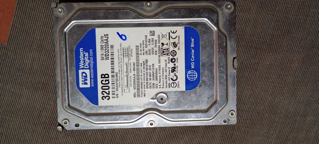 HD WD 320GB