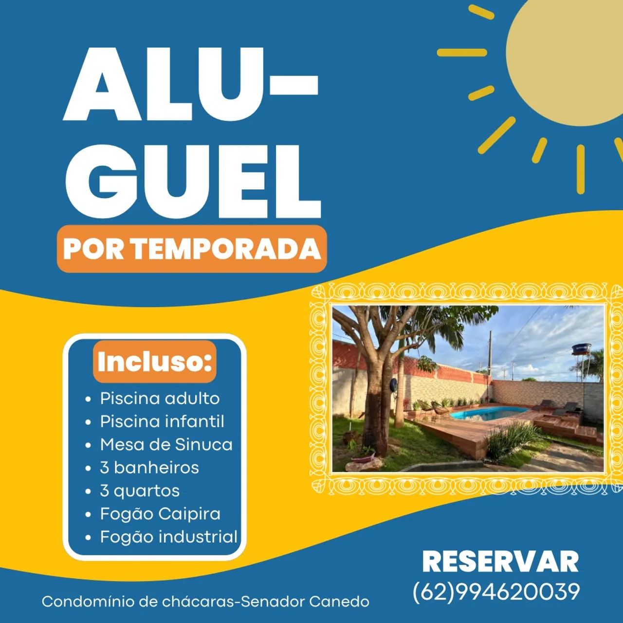 Chácara para lazer e eventos Senador Canedo  - Foto 5