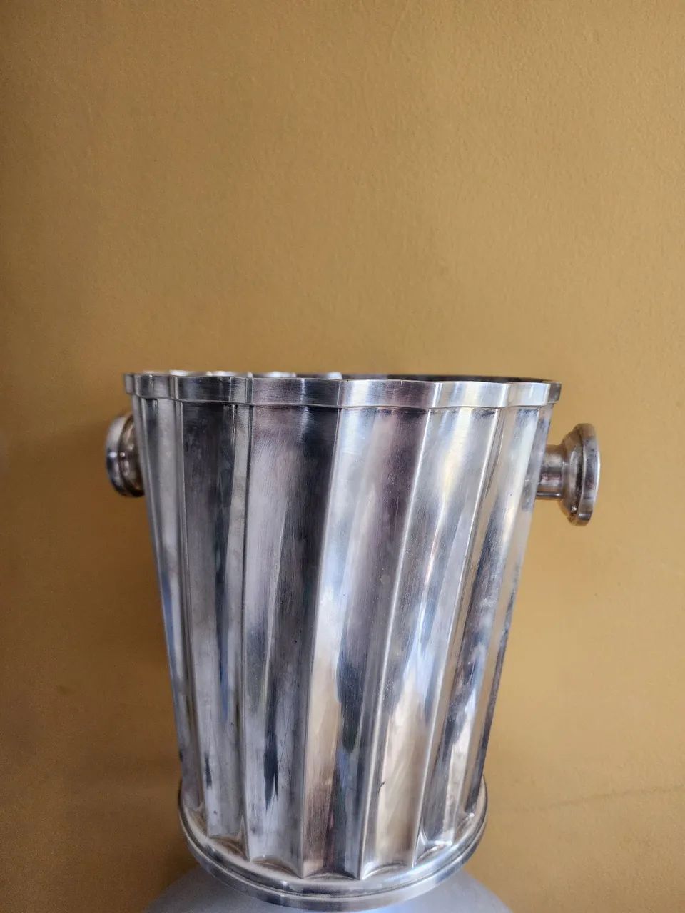 Balde de Gelo banhado a prata
