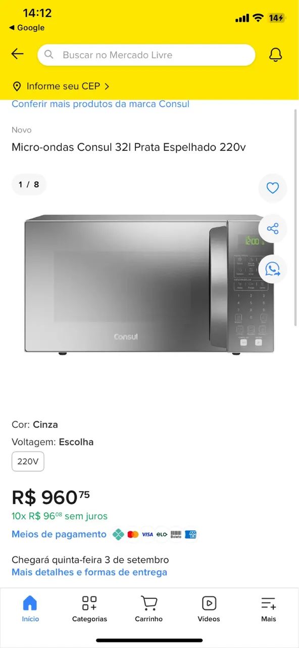 Microondas cônsul 32 litros  - Foto 5