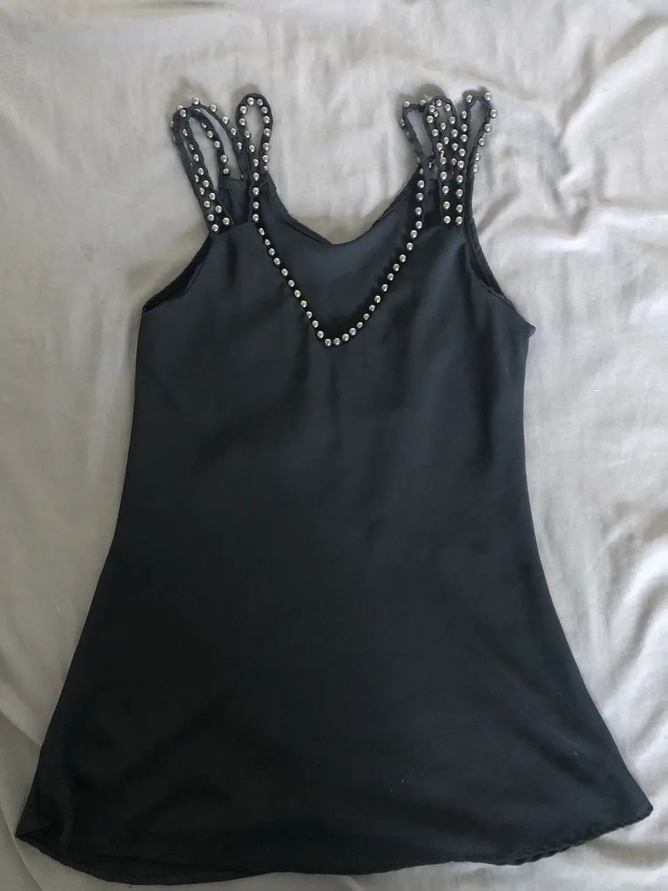 Blusa de cetim  - Foto 4