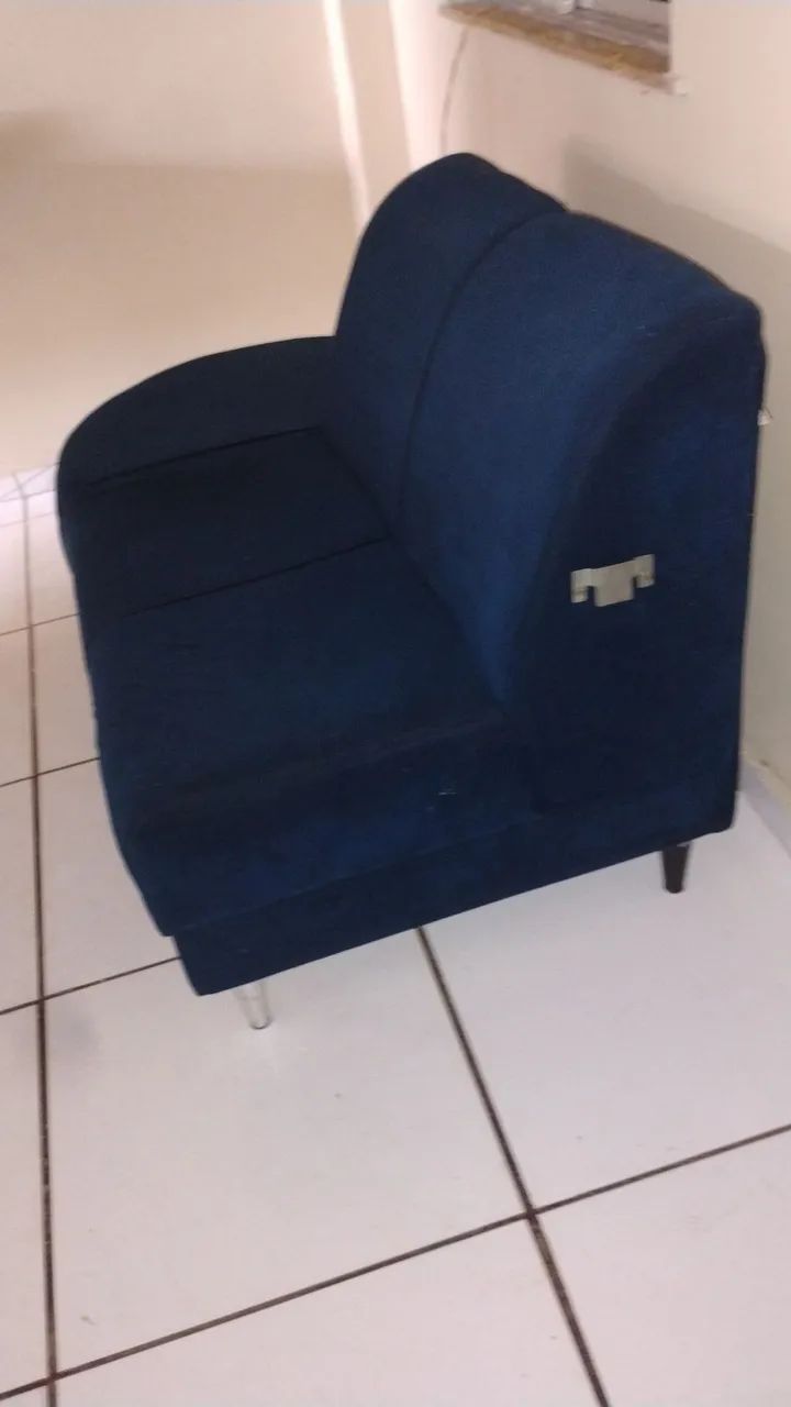 Sofá azul 