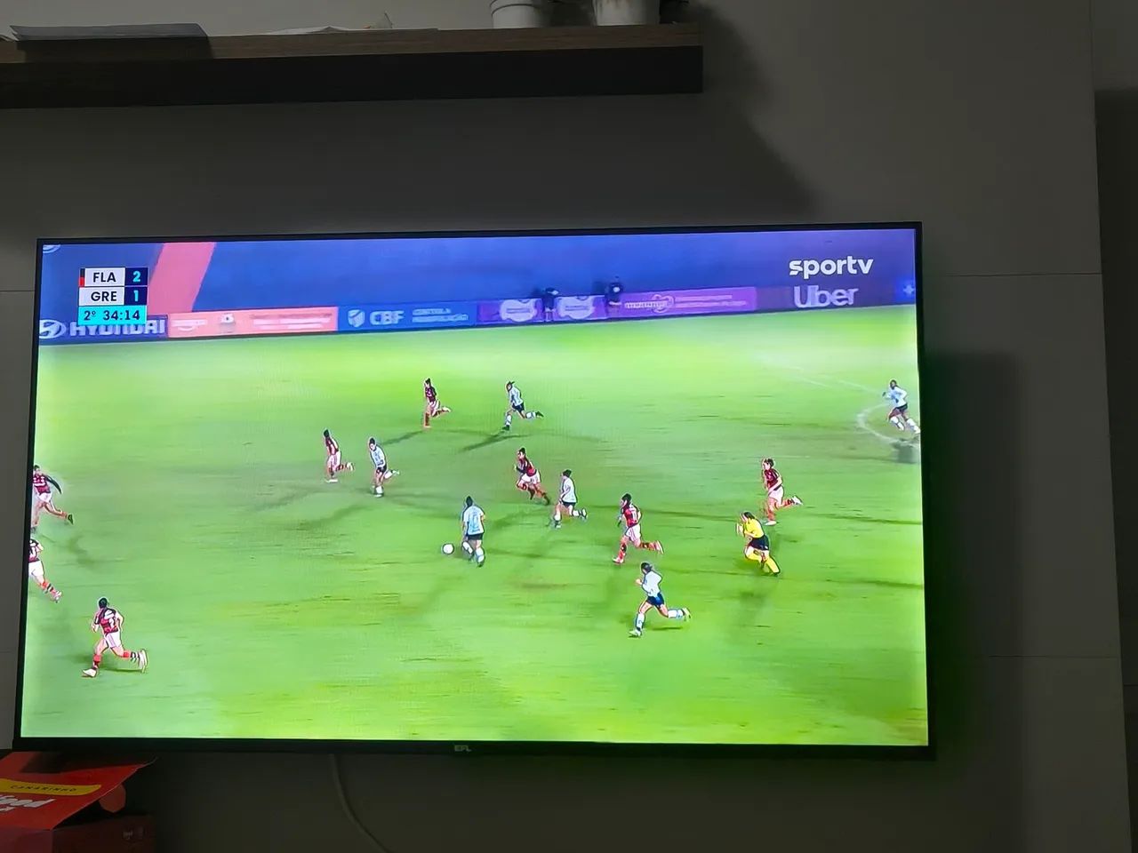 SmarTV 43 polegadas ainda com garantia fininha (borda infinita) - Foto 3