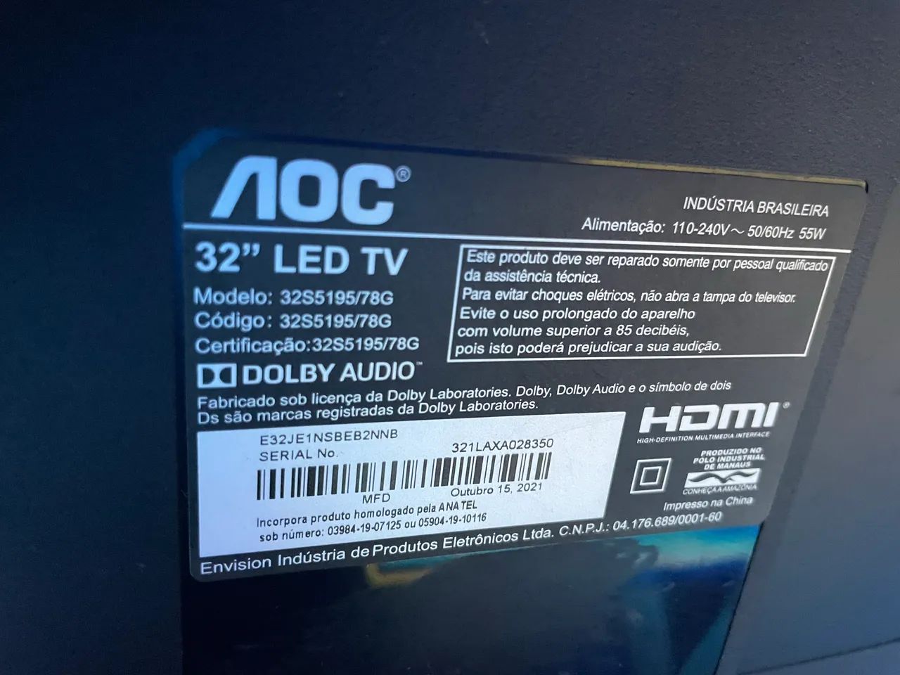 Tv 32 Smart Aoc Roku - Foto 5