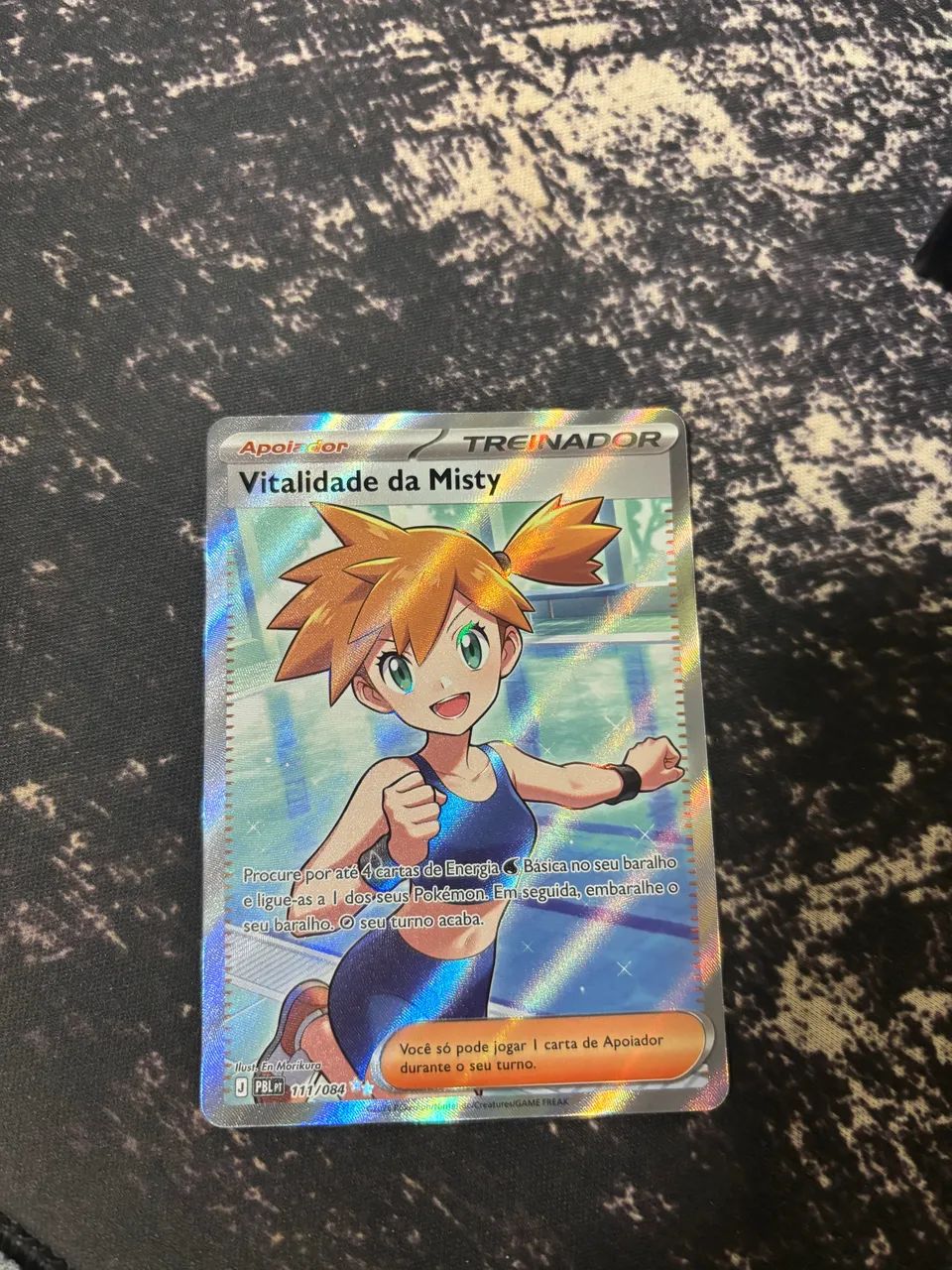 Card Pokémon Vitalidade da Misty