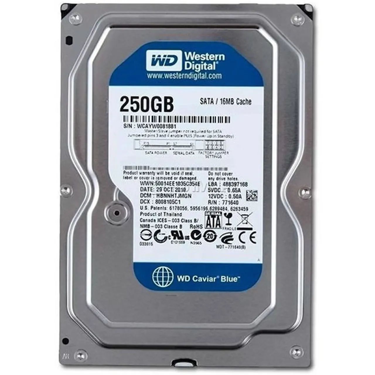 HD 250GB wester digital 