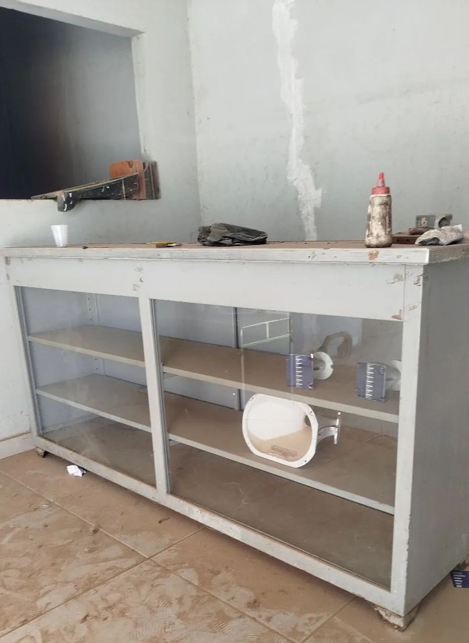 BALCÃO VITRINE PARA LOJA 2 METDOS 