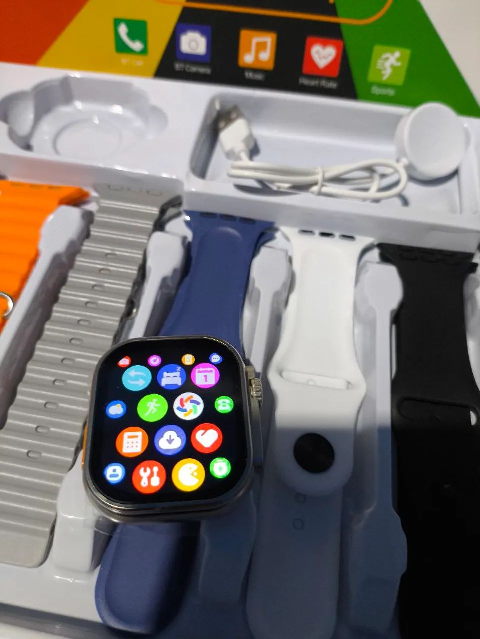 Smartwatch Ultra 7 Pulseiras - Foto 2