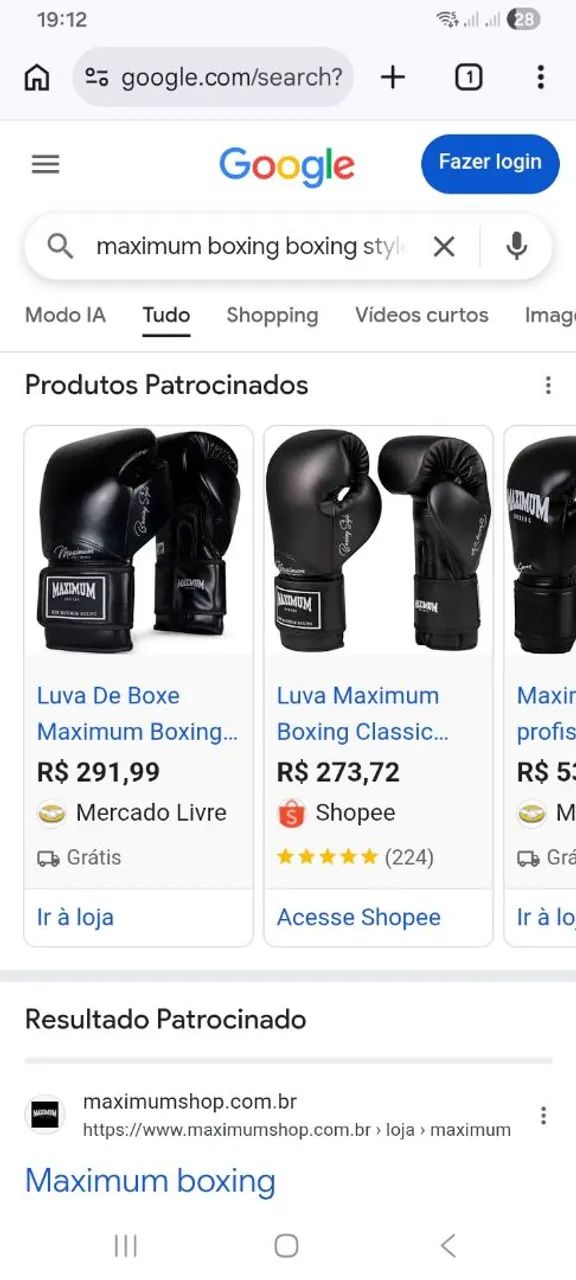 Luva de Boxe Maximum Boxing 14oz - Estado de Nova - Foto 2