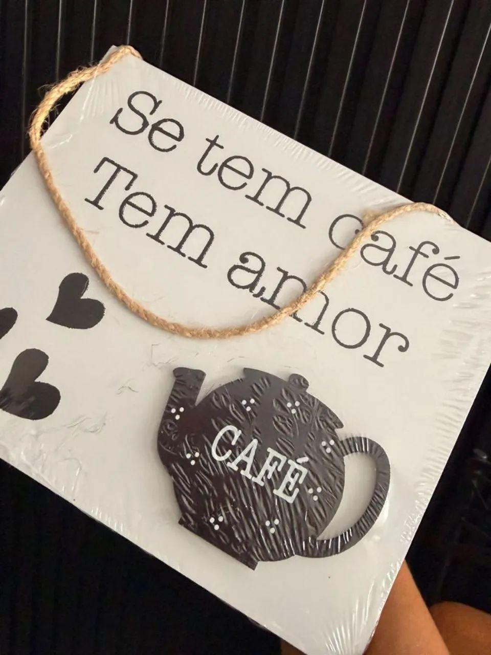 Plaquinha para cantinho do café 