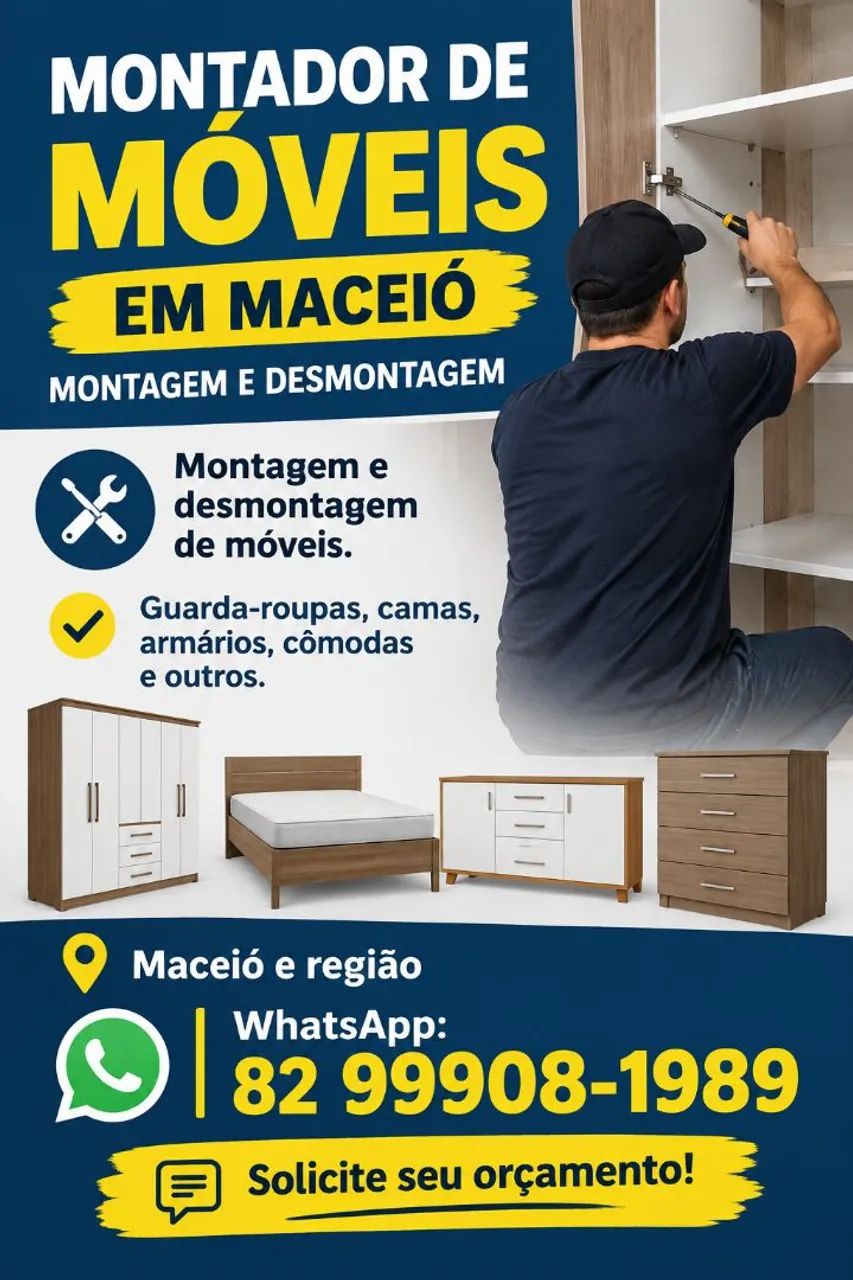 Montador de Móveis em Maceió