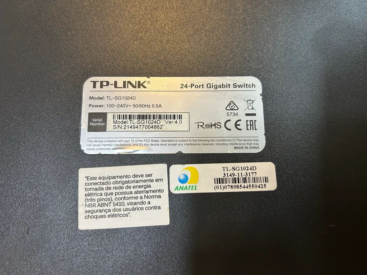 Switch 24 portas gigabit tp link - Foto 2