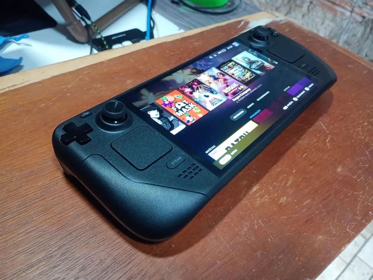 Steam deck oled 512gb + micro SD 512gb( novíssimo) - Consoles de