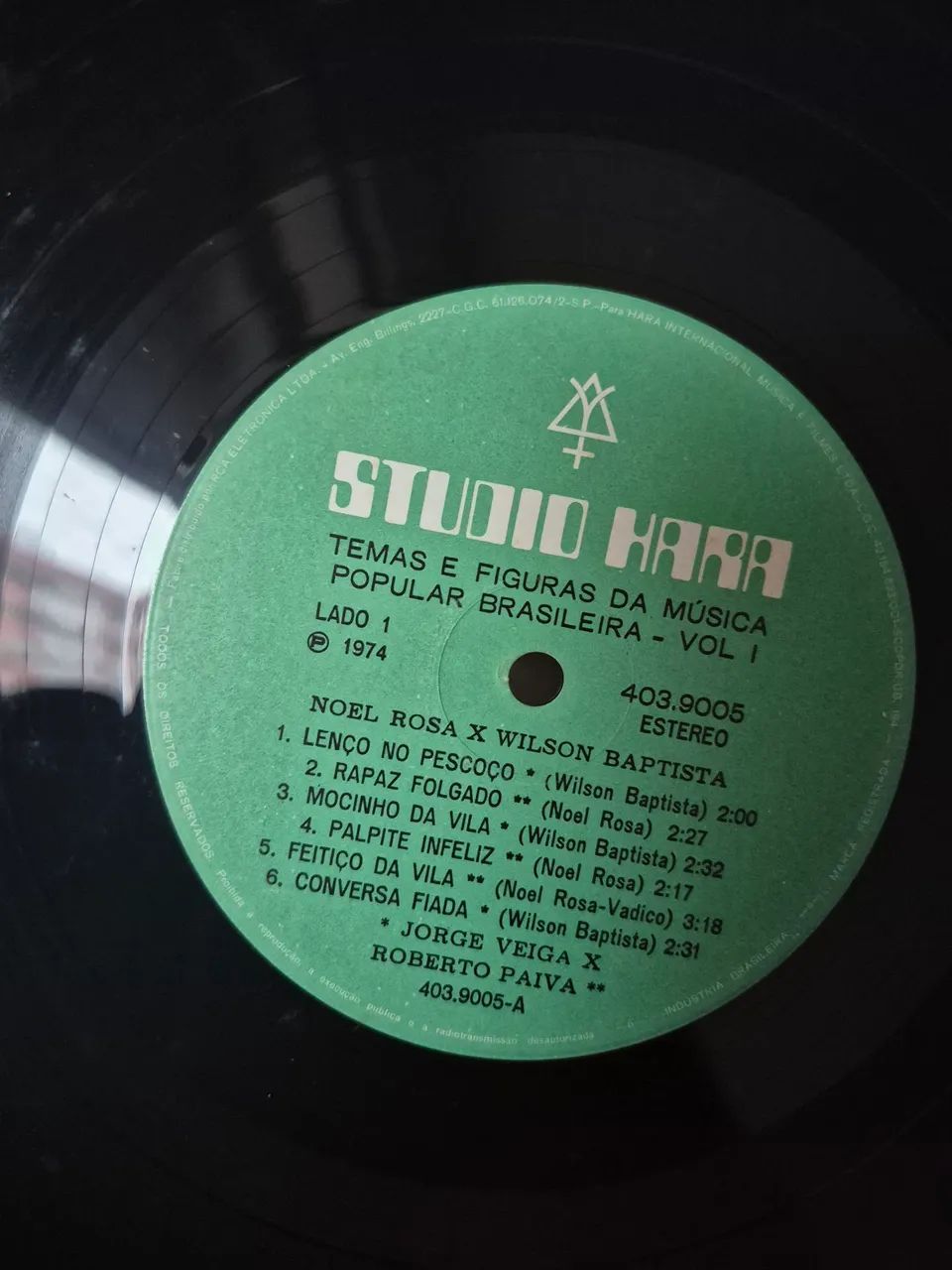 Disco de vinil Noel Rosa X Wilson Batista  - Foto 3