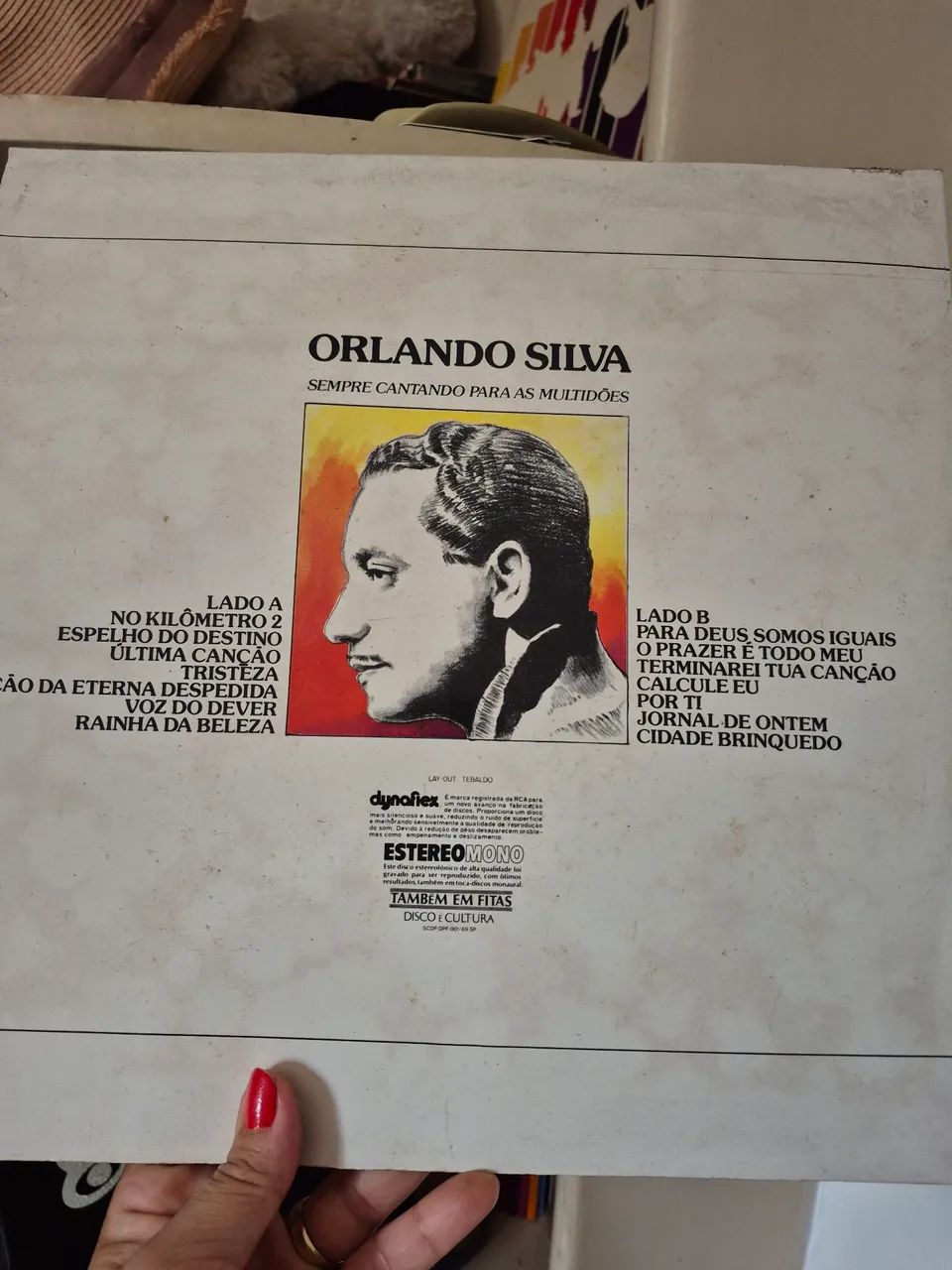 Disco Vinil Orlando Silva -Sempre Cantando - Foto 4