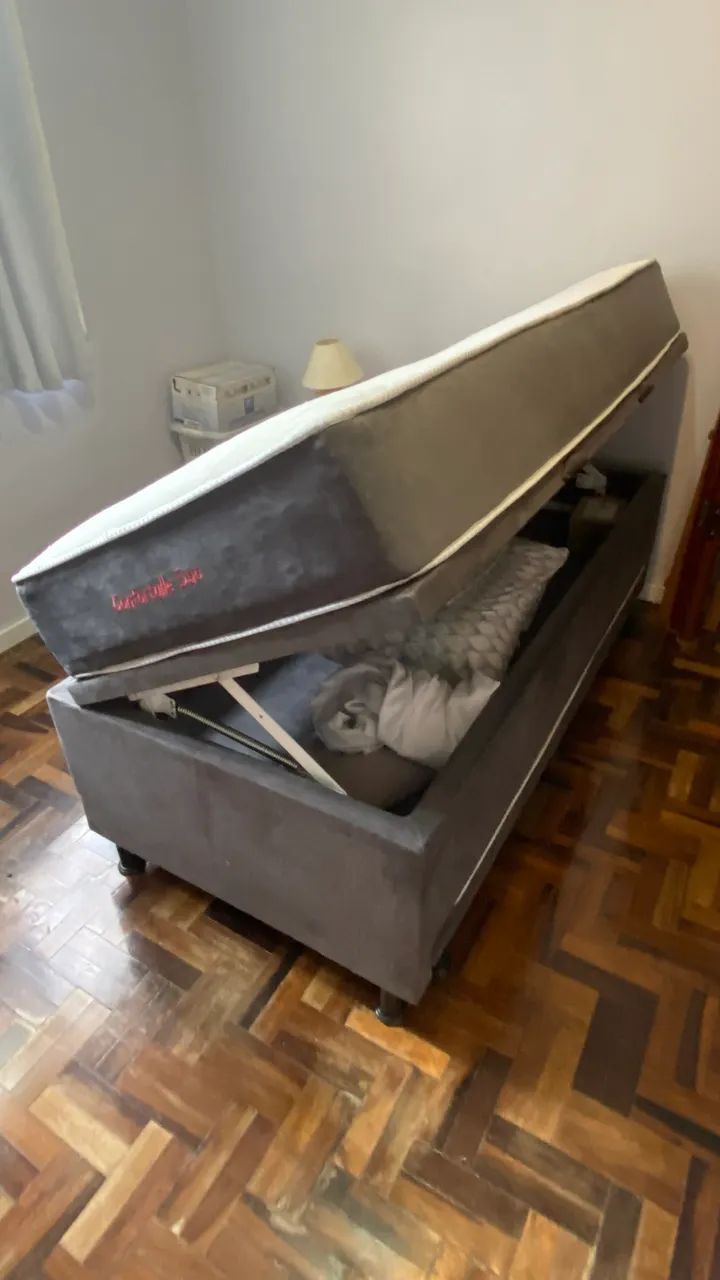 Vendo bicama com baú solteiro - Foto 5