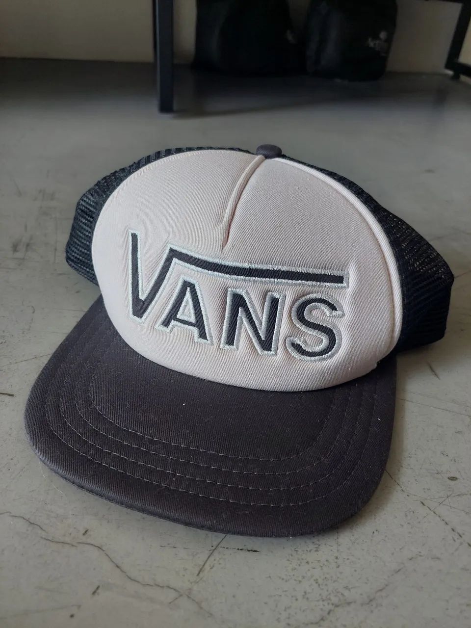 Boné vans original rosa claro