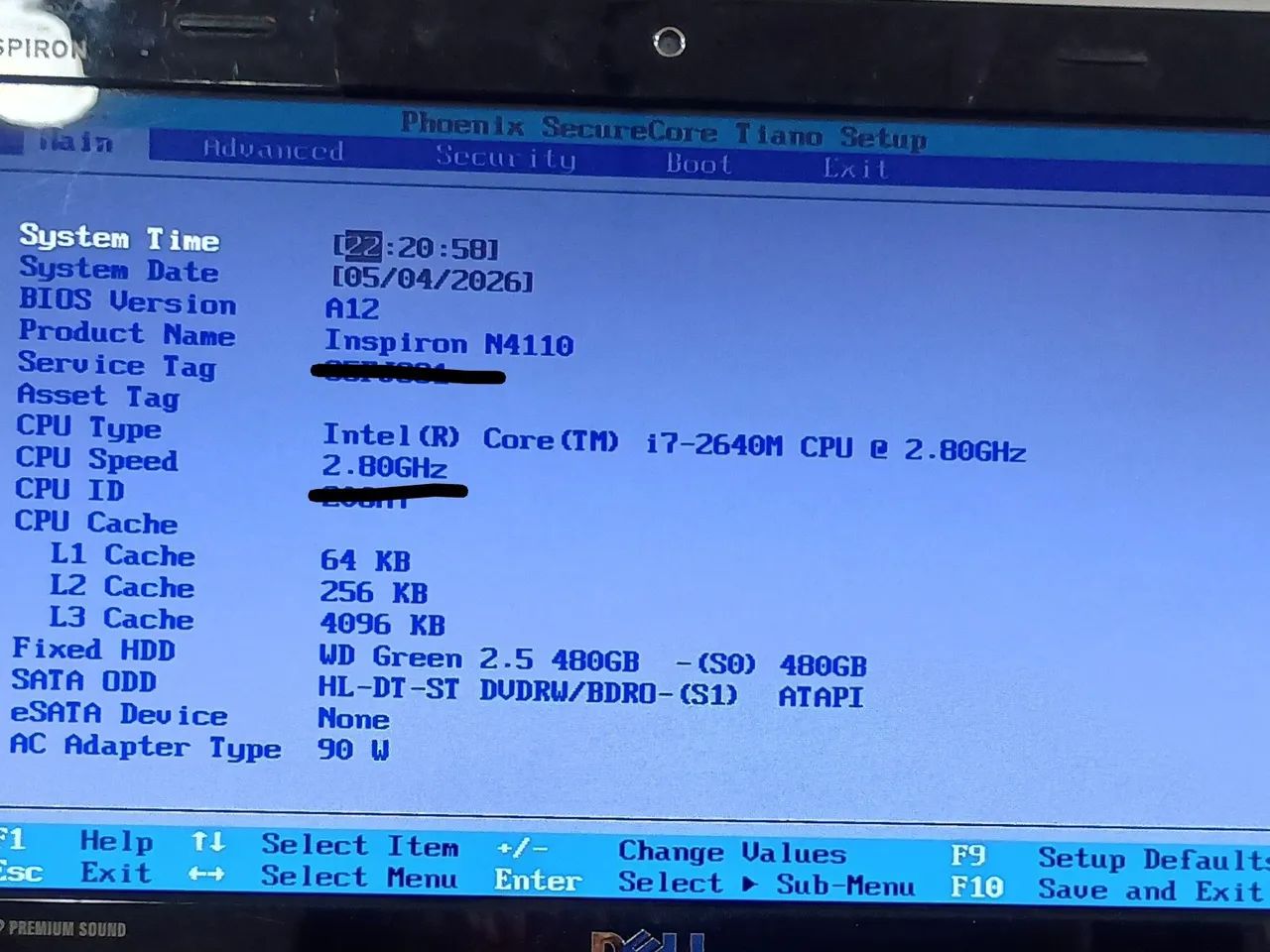 Dell Inspiron N4110 Intel Core i7-2640M - Foto 5