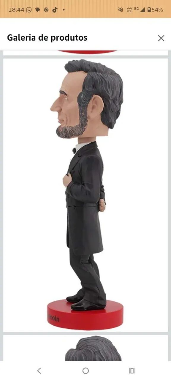 réplica Abraham Lincoln trouxe dos estados Unidos  - Foto 5