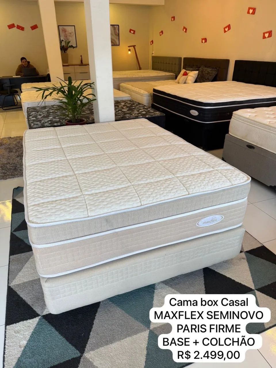 Colchão de Casal MAXFLEX COMPLETO TOP - Entrega grátis! 