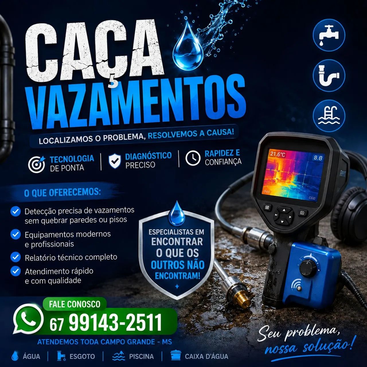 Caça vazamentos 