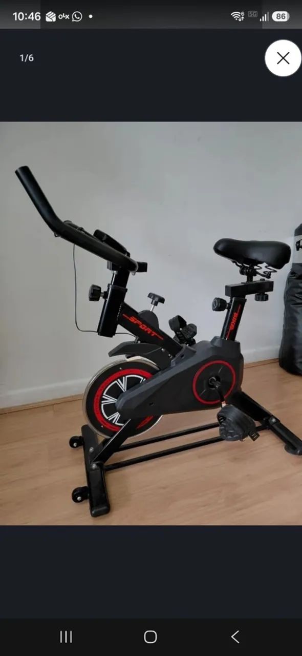 Bicicleta ergométrica spinning