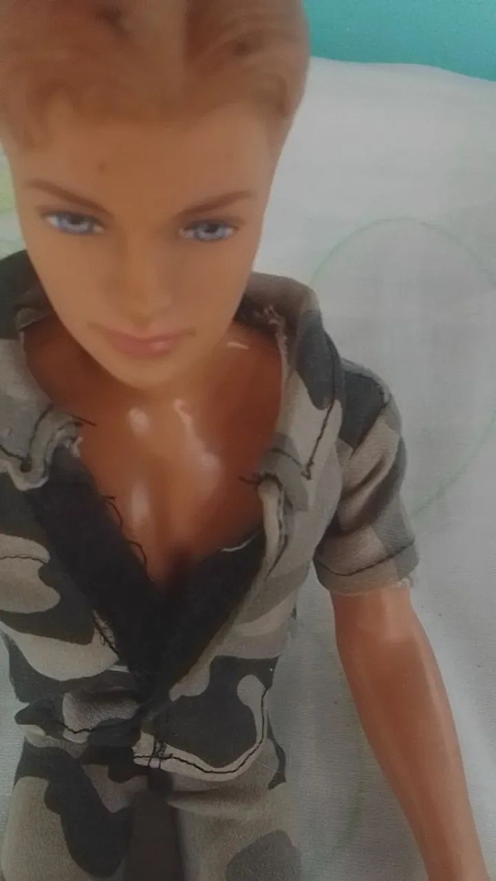 Boneco ken matel 2007 roupa exército original   - Foto 2