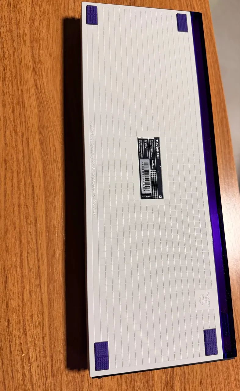 Teclado Melgeek MADE68 PRO White Purple - Foto 3