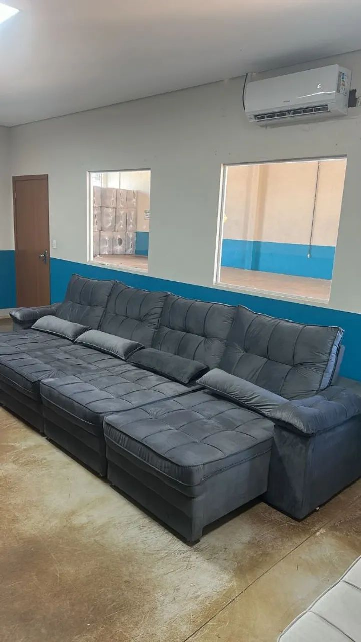Promoção FABRICAÇÃO SOFÁ RETRÁTIL E RECLINÁVEL 3.75 LARGURA GIGANTE  - Foto 2