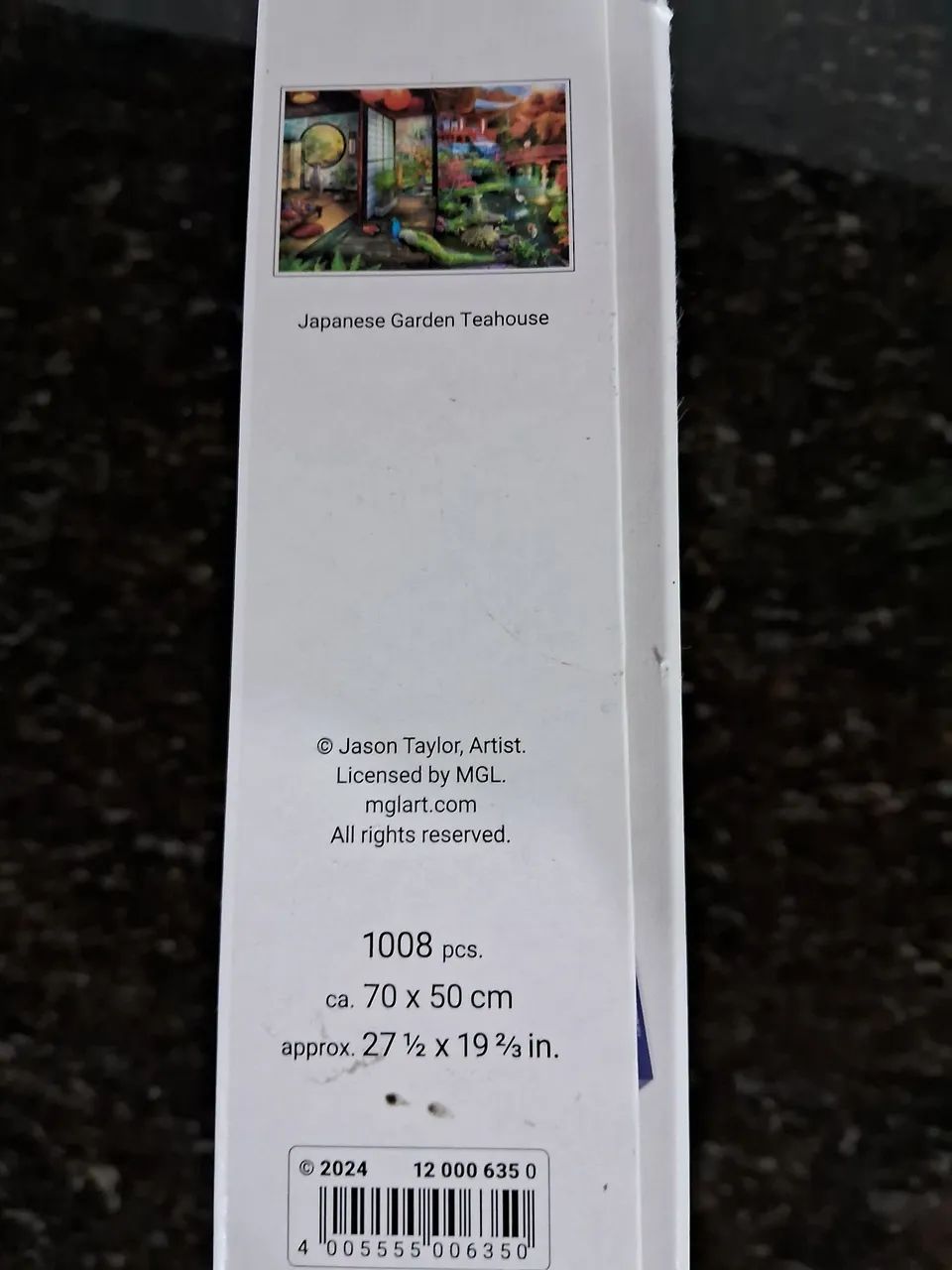 "Japanese Garden teahouse" Quebra-cabeças importado, 1000 peças  - Foto 3