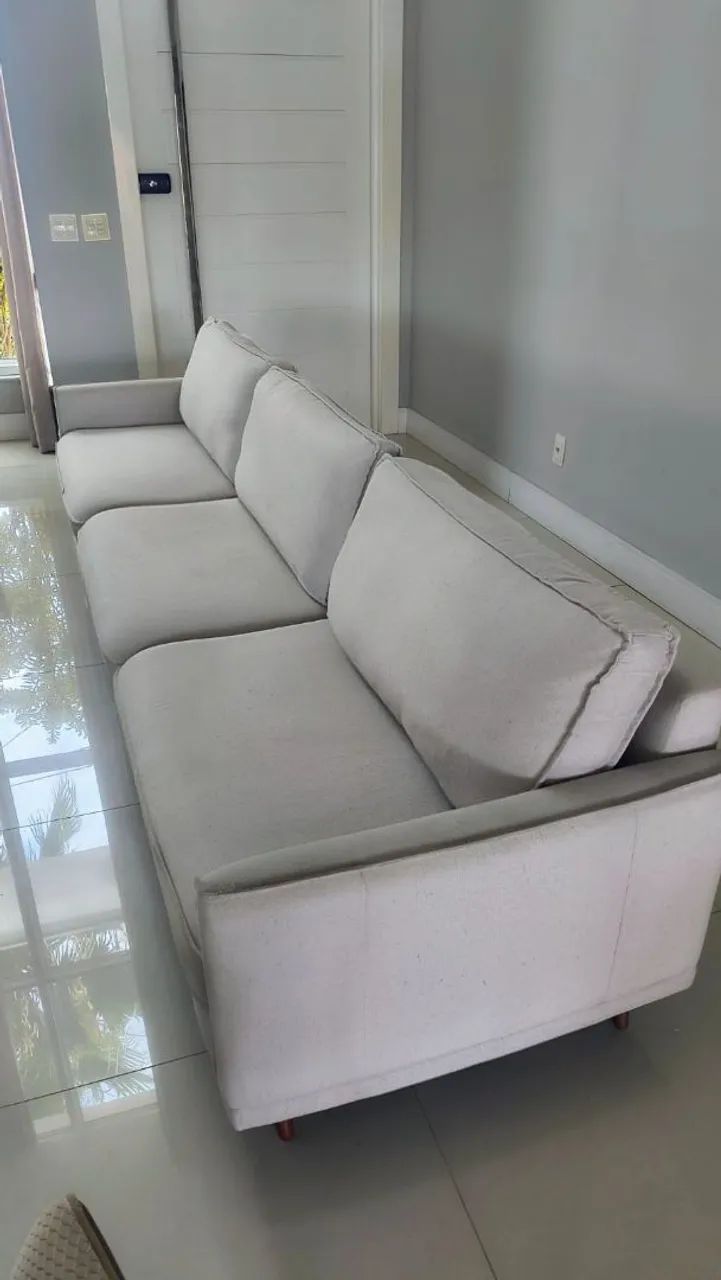 Sofá novíssimo, moderno e confortável - Foto 5