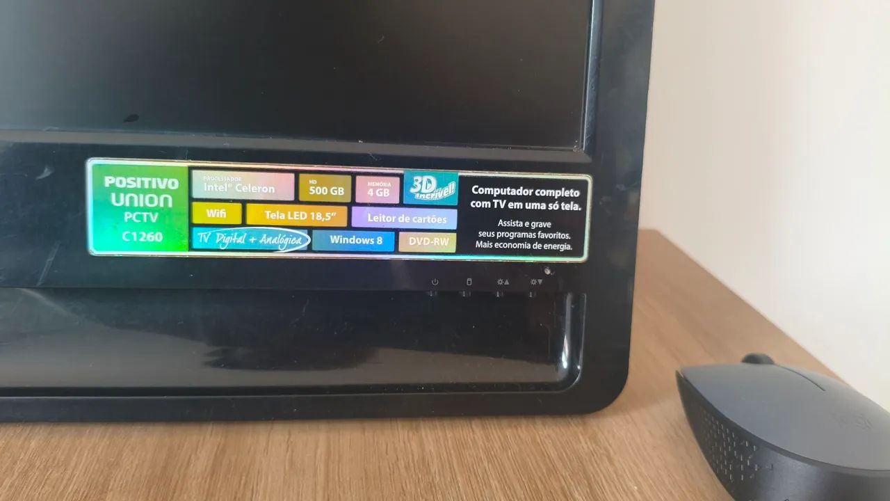 PC Positivo Union PCTV C1260, tela LED 18,5 polegadas, HD 500 GB - Foto 2