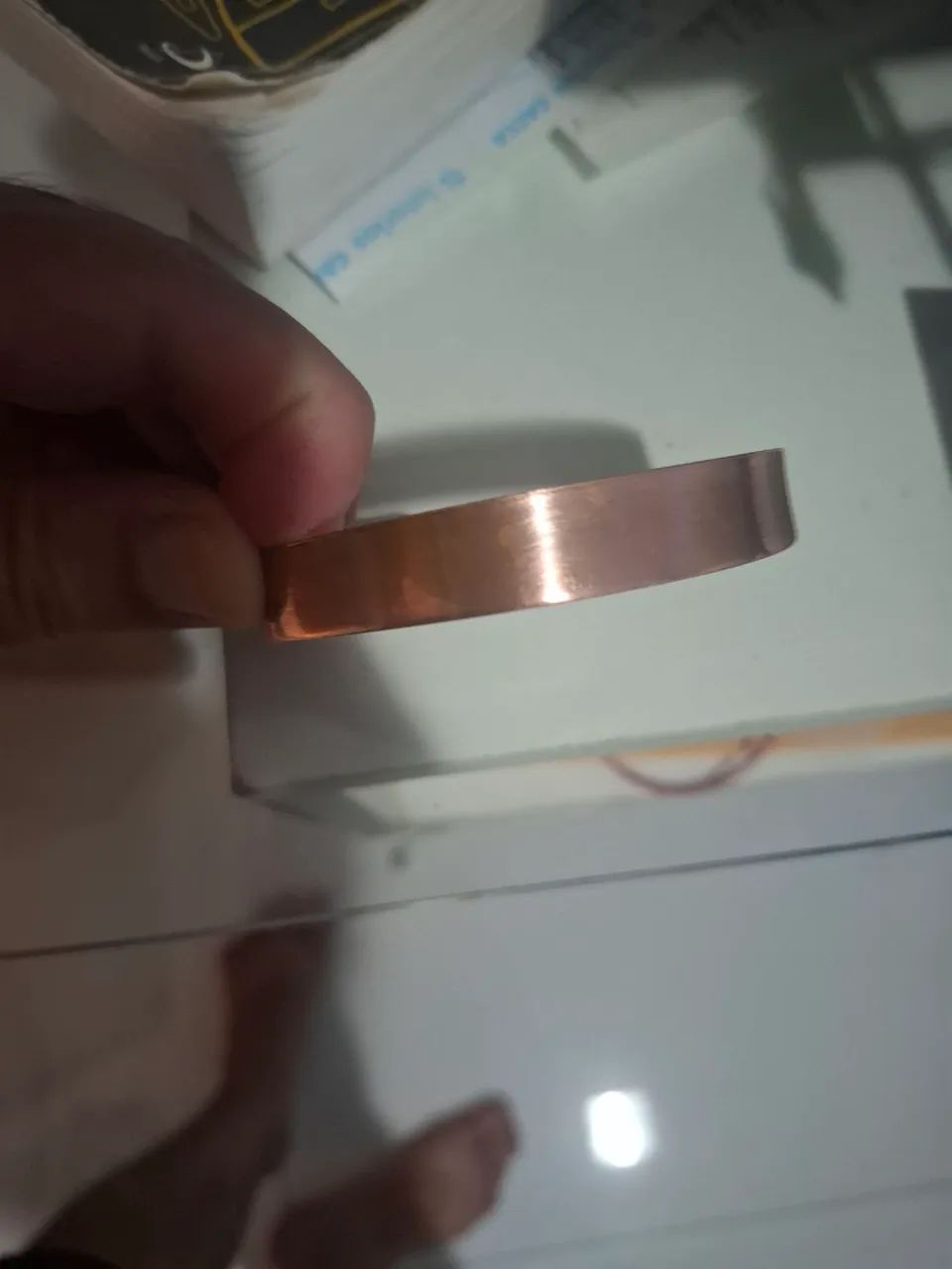 Pulseira de cobre