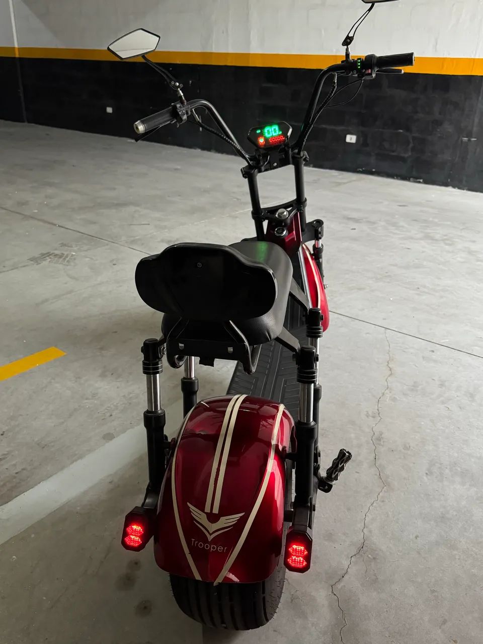 Scooter Elétrica 2000w Vermelha - Foto 3