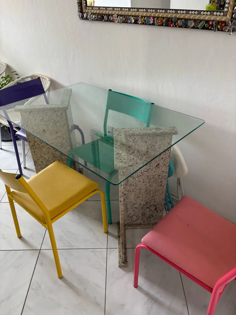Conjunto de mesa e cadeiras - Foto 3