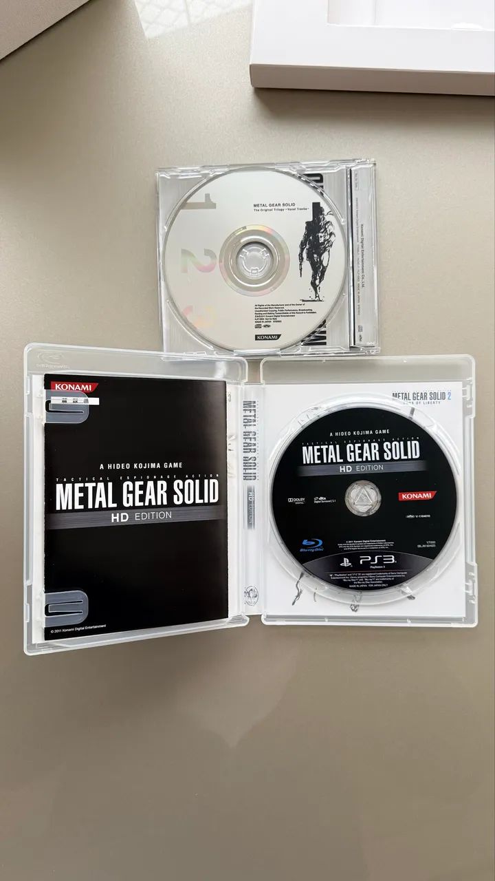 Metal Gear Solid HD Premium Package PS3 Japonês NTSC-J Raro