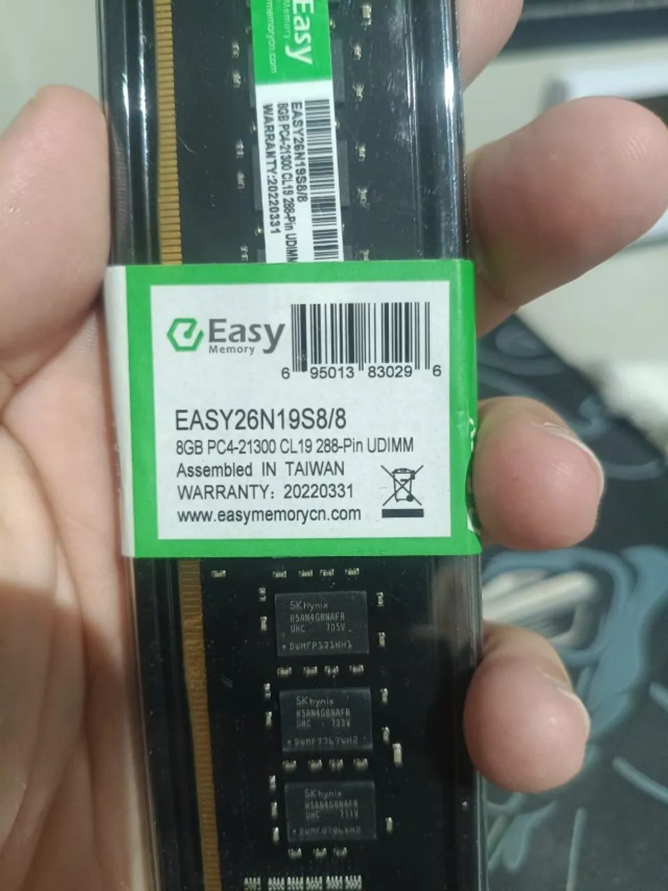 Par Memória DDR4 8Gb para PC415076891451074561