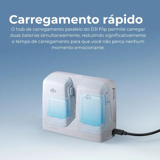 Drone DJI Flip Fly More Combo (Com tela) - Foto 5