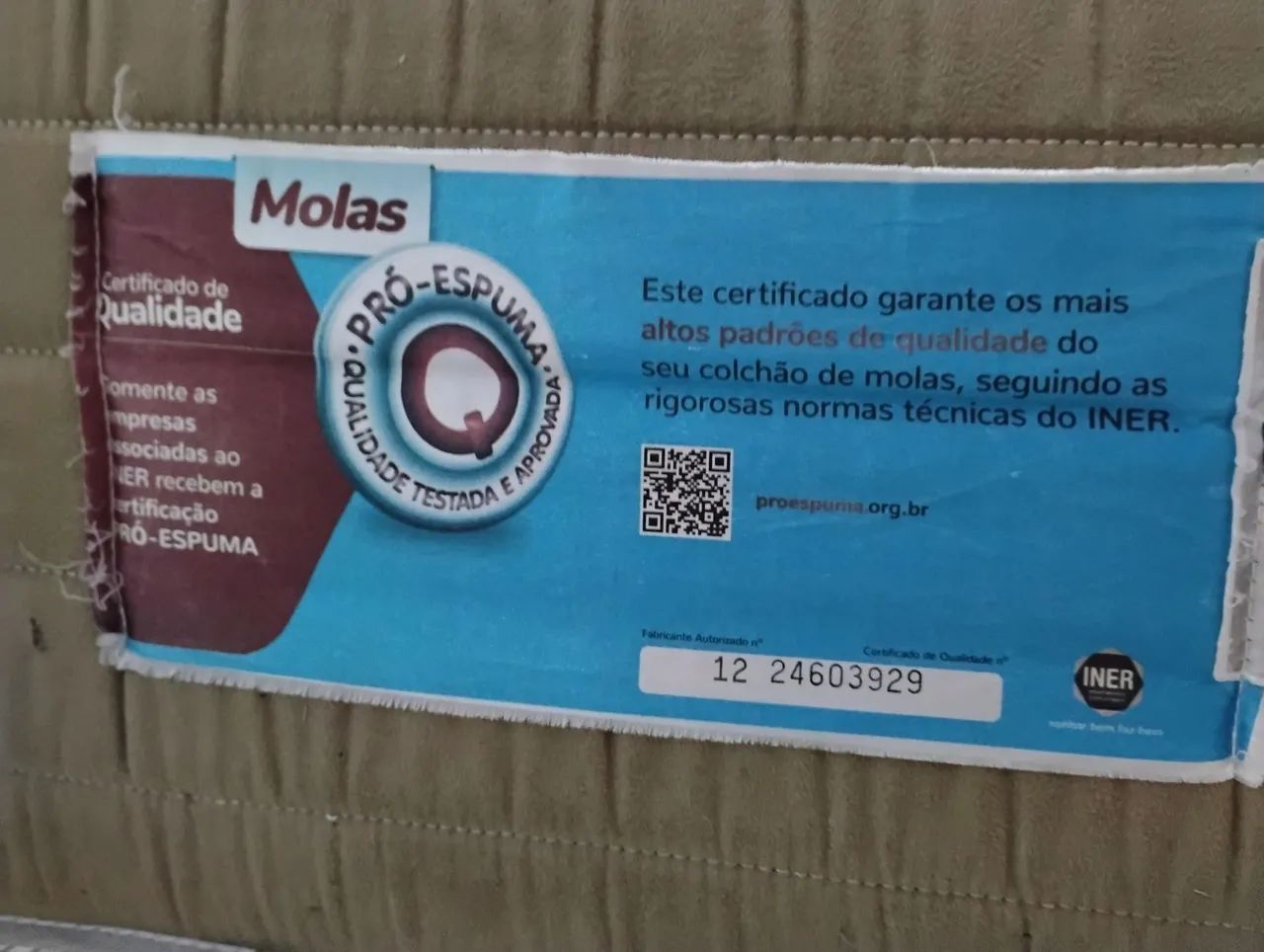 Colchão e base da Ortoclin excelente marca no mercado  - Foto 3